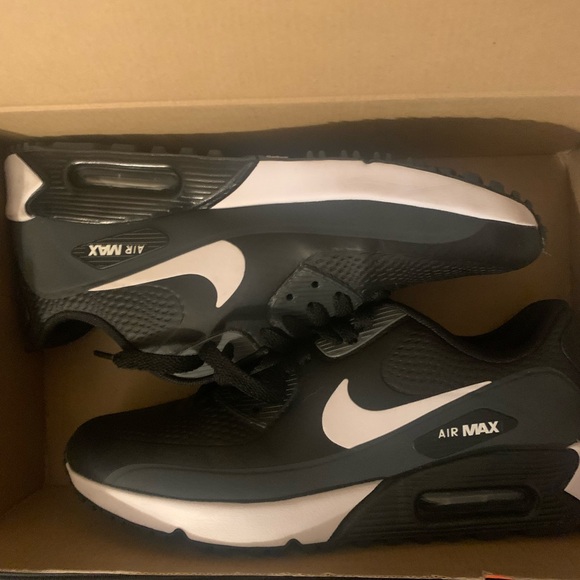 Air Max 90 G Spikeless Golf Shoe - Black/Grey/White - Picture 1 of 4